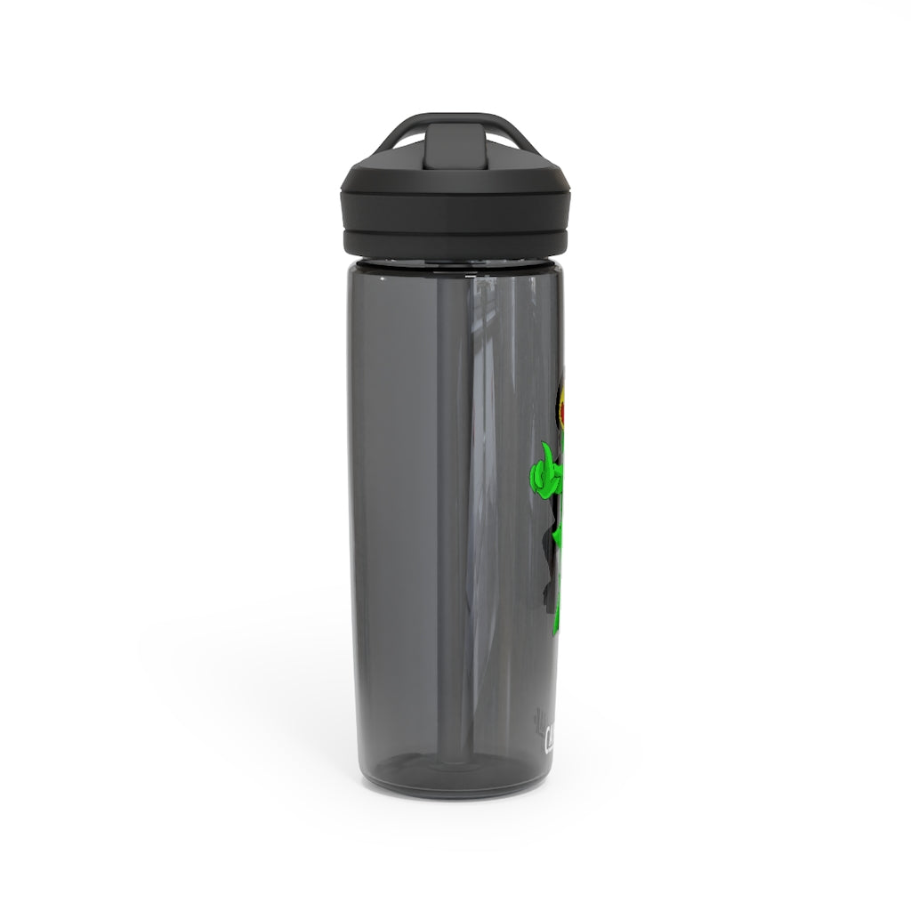 Clawmep CamelBak Eddy® Water Bottle in 20oz and 25oz sizes, showcasing its durable Tritan™ material and spill-proof design.